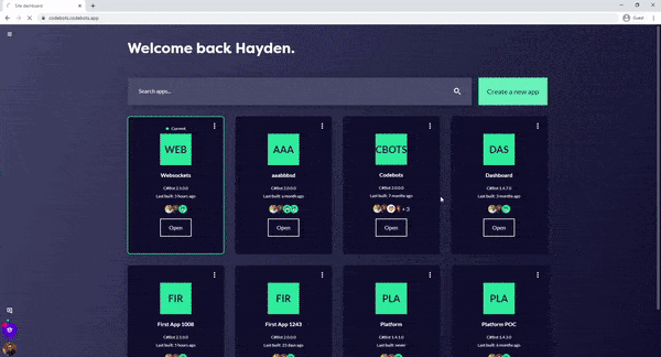 Creating a new C#Bot Application