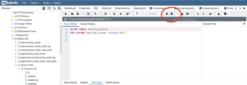Run Query